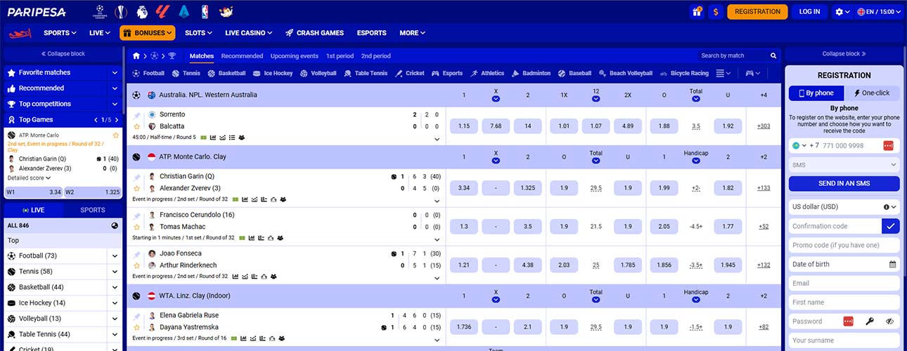 Paripesa sports betting